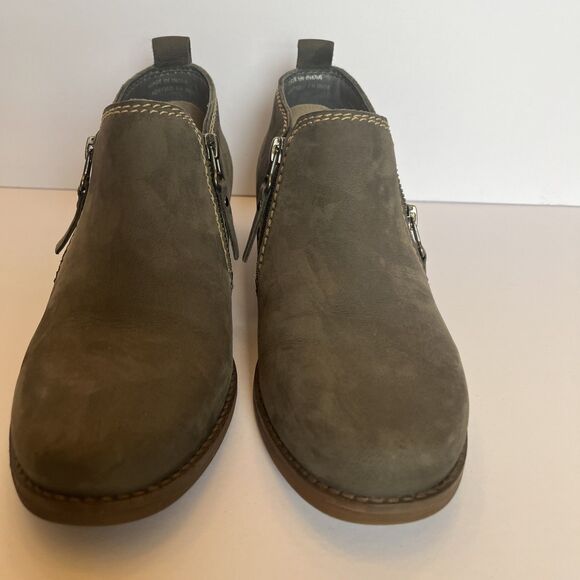 Hush Puppies Mazin Cayto, Women Chukka Ankle, Gray, Side Zip, Comfort Boots Sz 7 - Picture 13 of 16